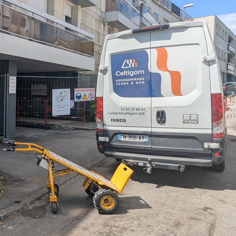 celtigom intervient sur site pour les professionnels